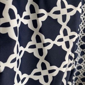Merona Swim - Navy/White Patterned Tankini Top Merona Swim - Navy/White Patterned Tankini Top